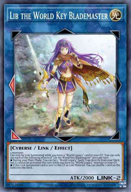 Lib the World Key Blademaster - DUOV-EN023 - Ultra Rare - 1st Edition
