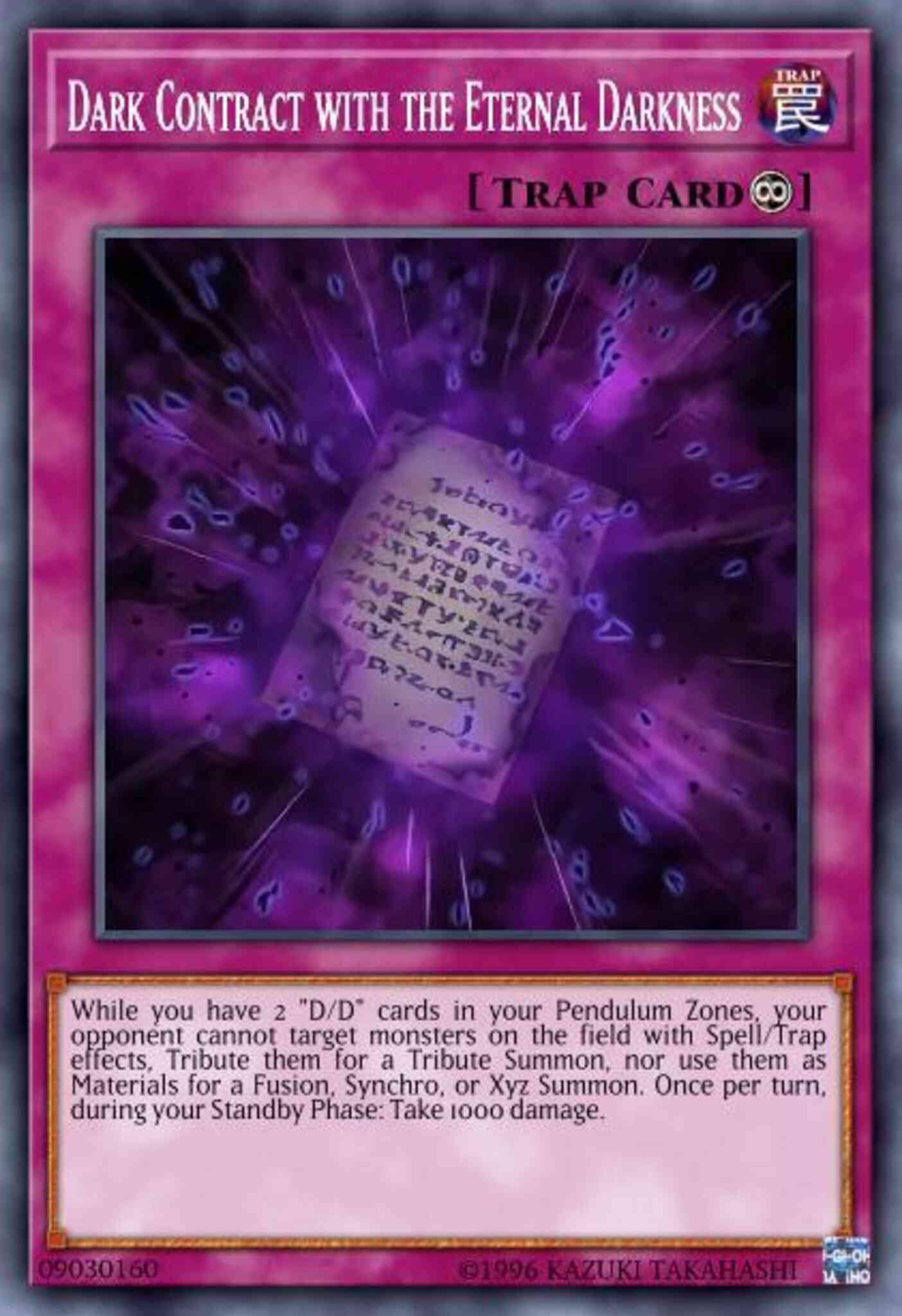 Dark Contract with the Eternal Darkness - MACR-EN068 - Rare - Unlimited