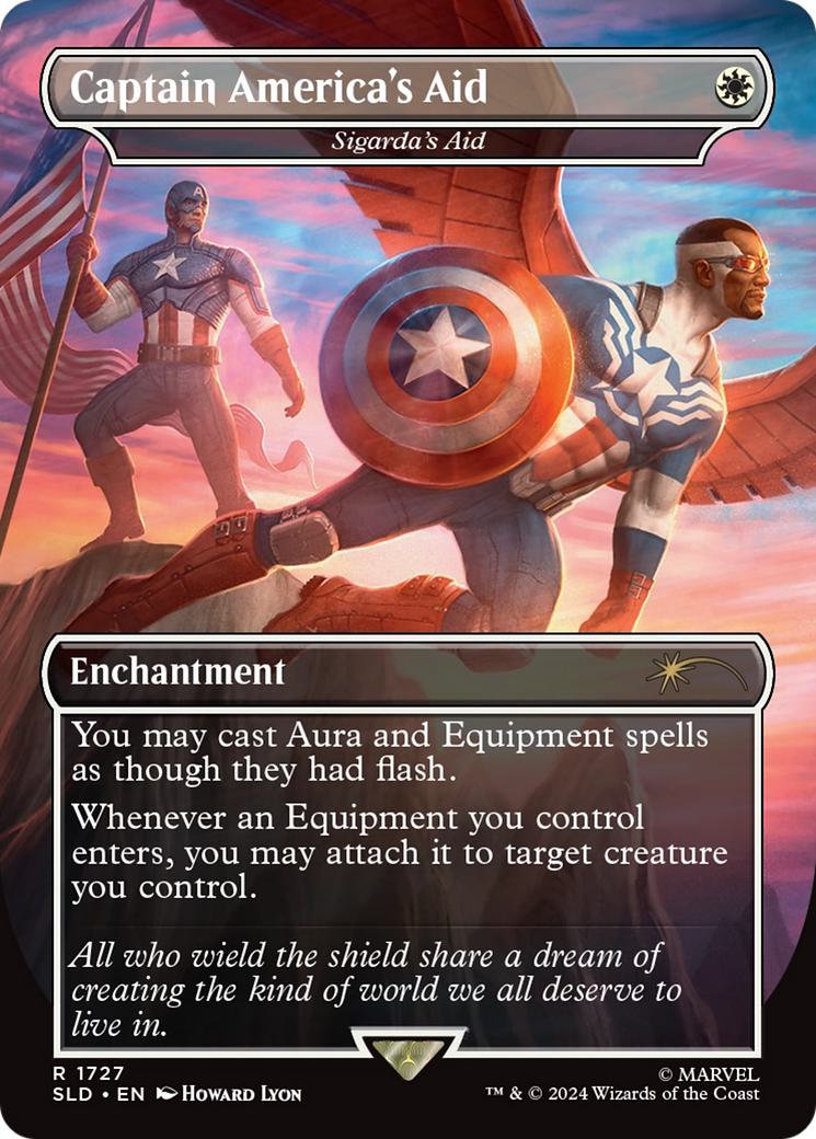 Captain America's Aid - Sigarda's Aid [1727] [Borderless
