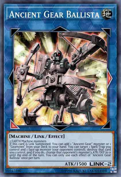 Ancient Gear Ballista - DUOV-EN010 - Ultra Rare - 1st Edition