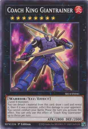 Coach King Giantrainer - SR14-EN041 - Common - 1st Edition