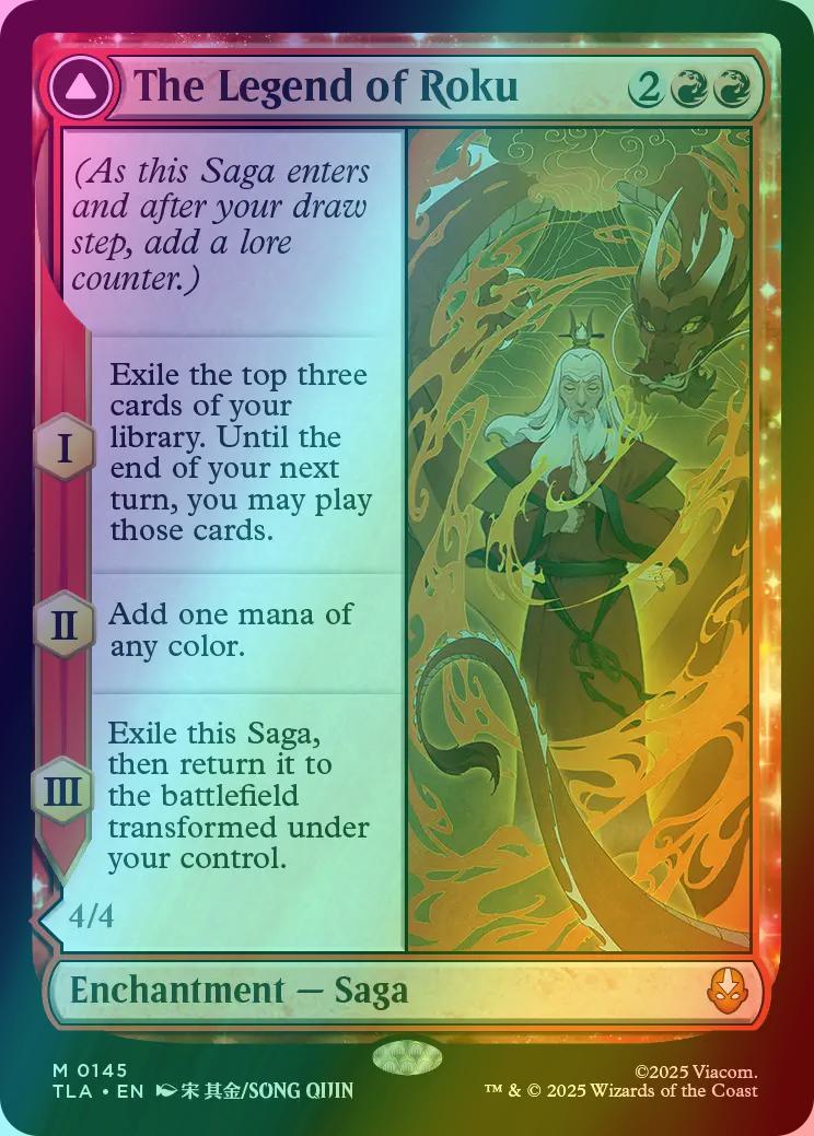 deadpool trading card mtg The Legend of Roku // Avatar Roku [145] [Avatar: The Last Airbender] [Foil]  – Face to Face Games