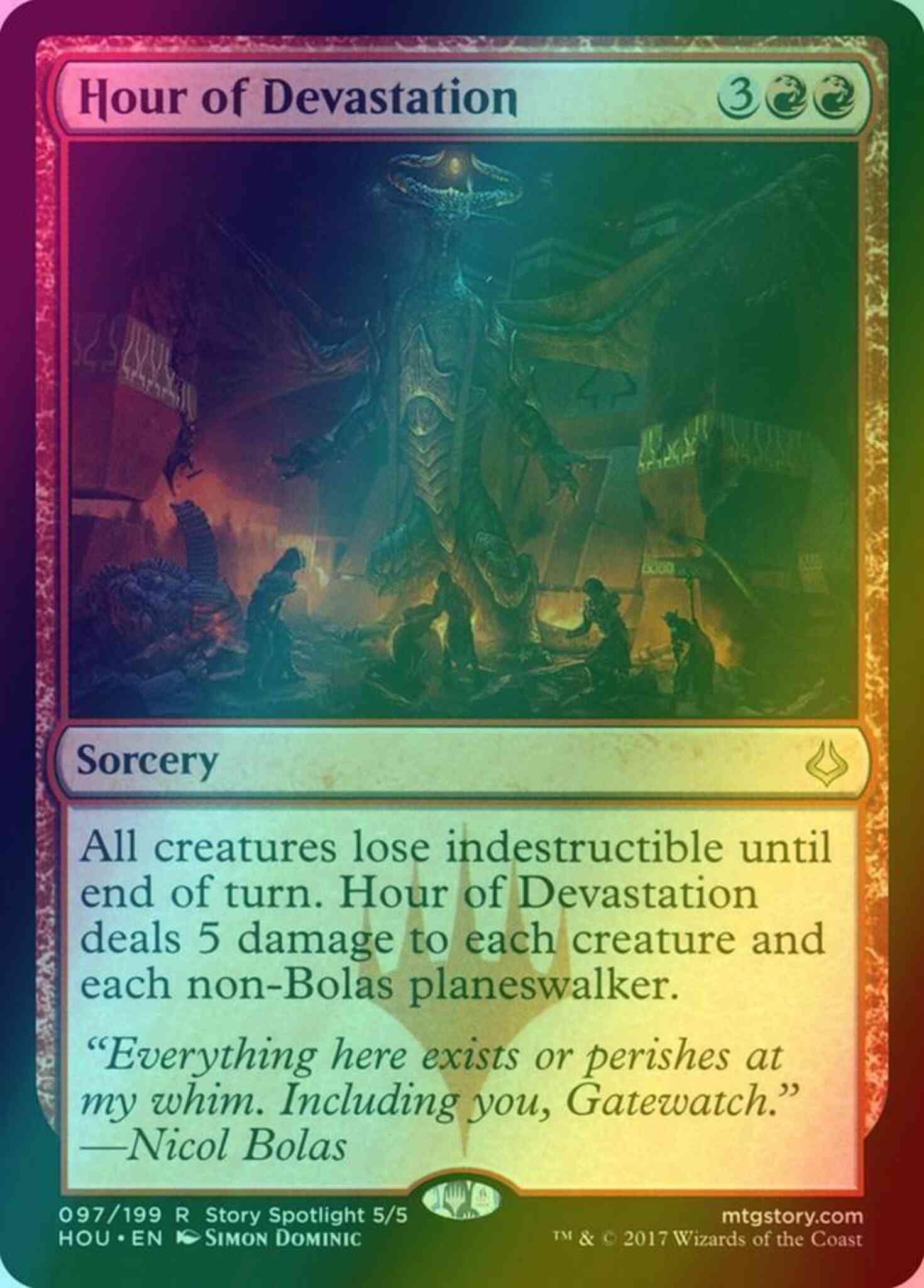 Hour of Devastation [97] [Hour of Devastation] [Foil] – Face to