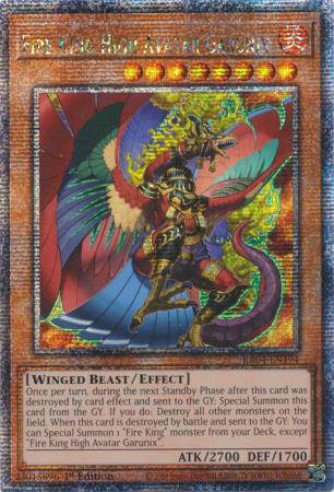 Fire King High Avatar Garunix - RA04-EN194 - Quarter Century Secret Rare - 1st Edition