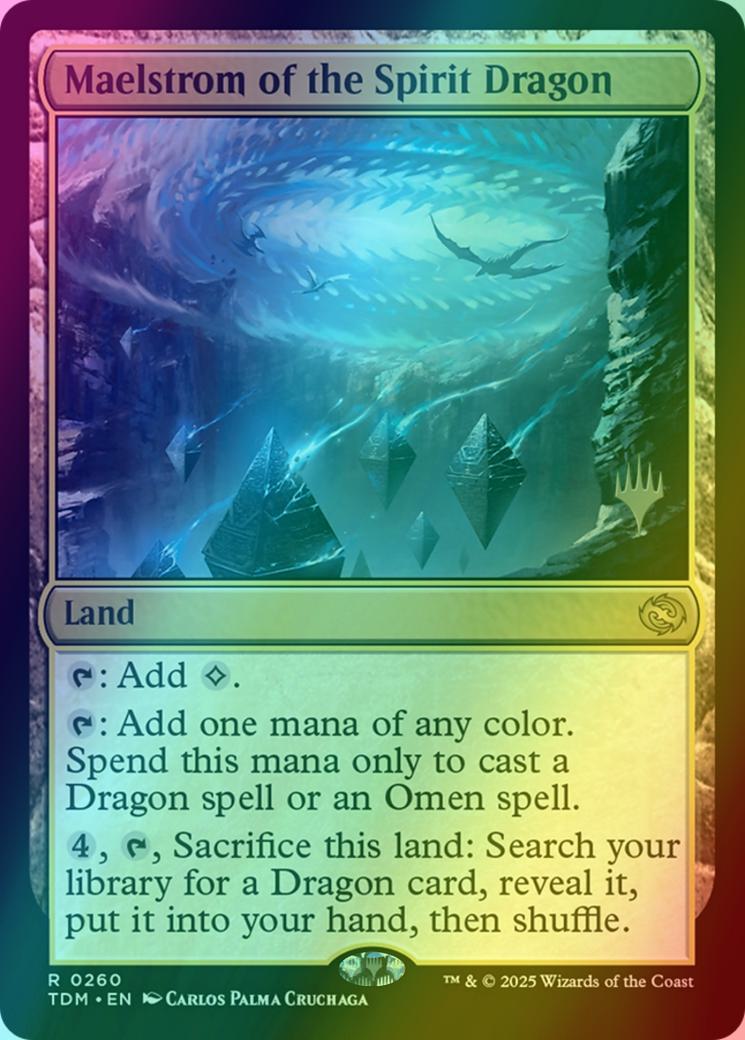 Maelstrom of the Spirit Dragon [260p] [Promo Pack] [Tarkir: Dragonstorm:  Promos] [Foil] – Face to Face Games