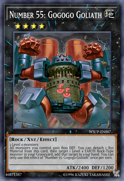 Number 55: Gogogo Goliath - WSUP-EN007 - Super Rare - 1st Edition