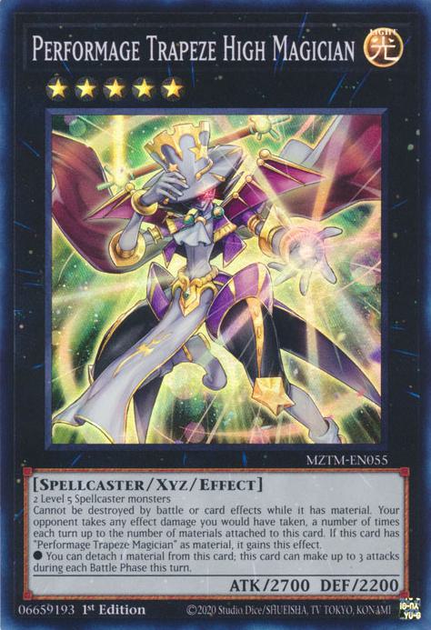 Performage Trapeze High Magician - MZTM-EN055 - Super Rare - 1st Edition