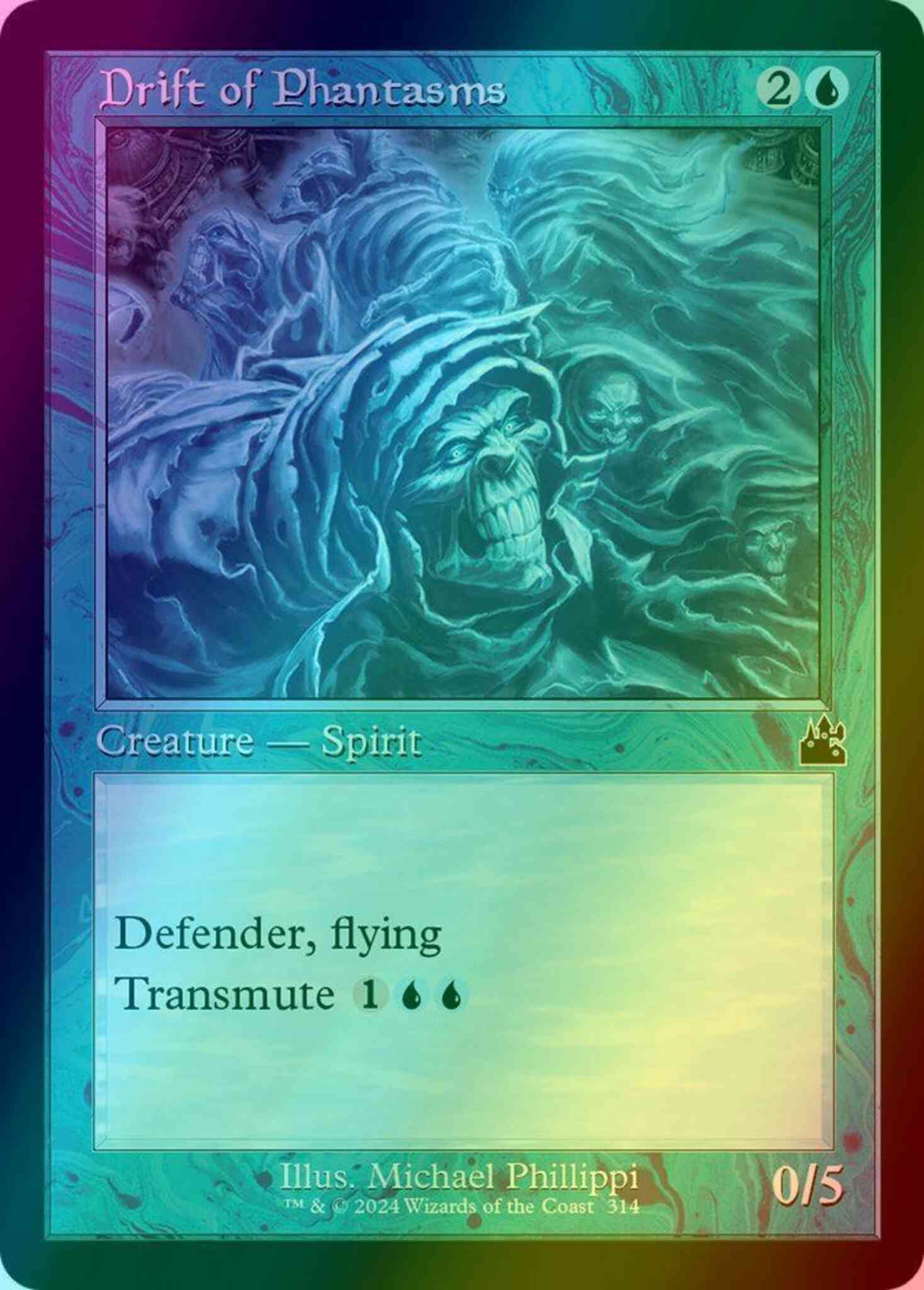 anti venom mtg card Drift of Phantasms [314] [Retro Frame] [Ravnica Remastered] [Foil] – Face  to Face Games