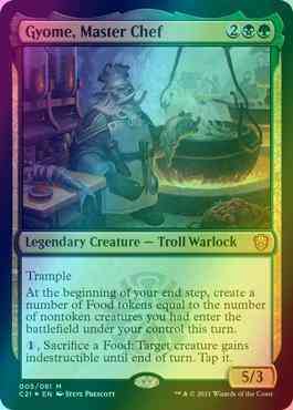 Gyome, Master Chef [5] [Commander 2021] [Foil] – Face to Face Games