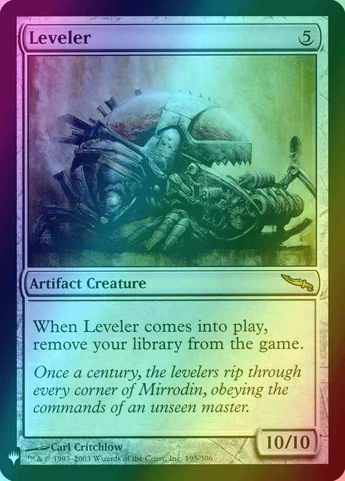mtg index card Leveler [MRD-195] [The List] [Foil] – Face to Face Games
