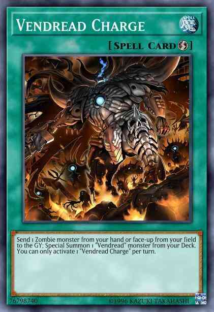 Vendread Charge - EXFO-EN084 - Rare - 1st Edition