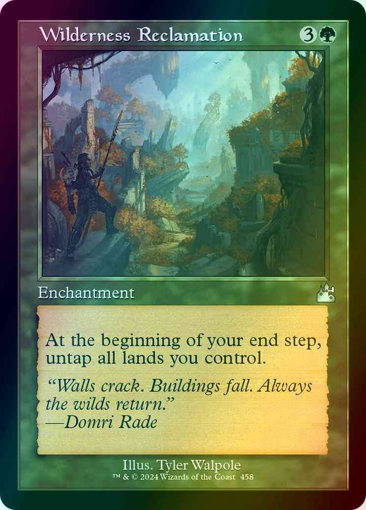 mtg cards like wilderness reclamation : r/magicTCG untap all lands you control Magic The Gathering - Ravnica