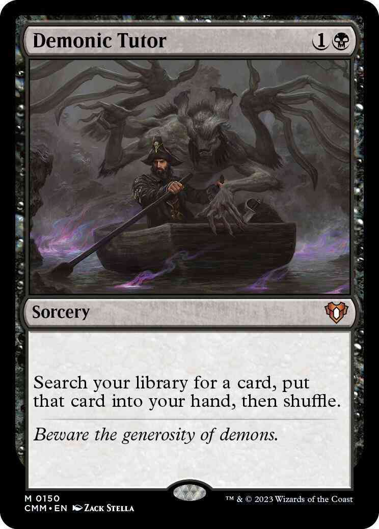 Demonic Tutor [150] [Commander Masters] [Non-Foil] – Face to Face