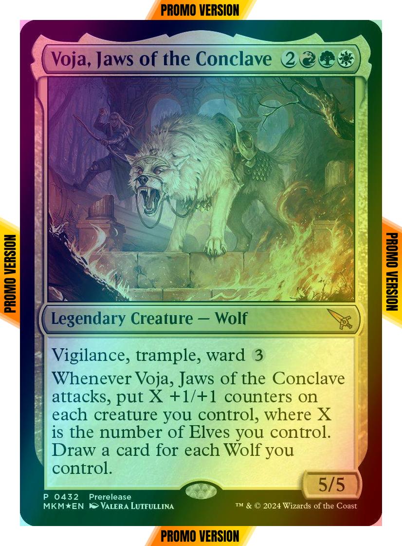 Voja, Jaws of the Conclave [432] [Prerelease] [Murders at Karlov Manor]  [Foil] – Face to Face Games