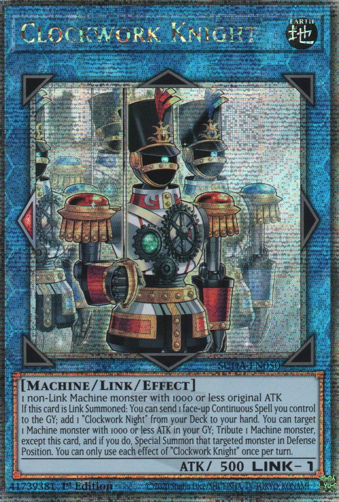Clockwork Knight - SUDA-EN050 - Quarter Century Secret Rare - 1st Edition