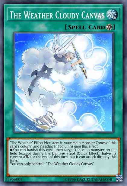 The Weather Cloudy Canvas - SPWA-EN038 - Super Rare - 1st Edition