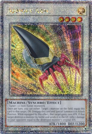 Armory Arm - RA03-EN213 - Quarter Century Secret Rare - 1st Edition