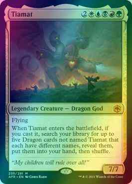Tiamat [235] [Adventures in the Forgotten Realms] [Foil] – Face to