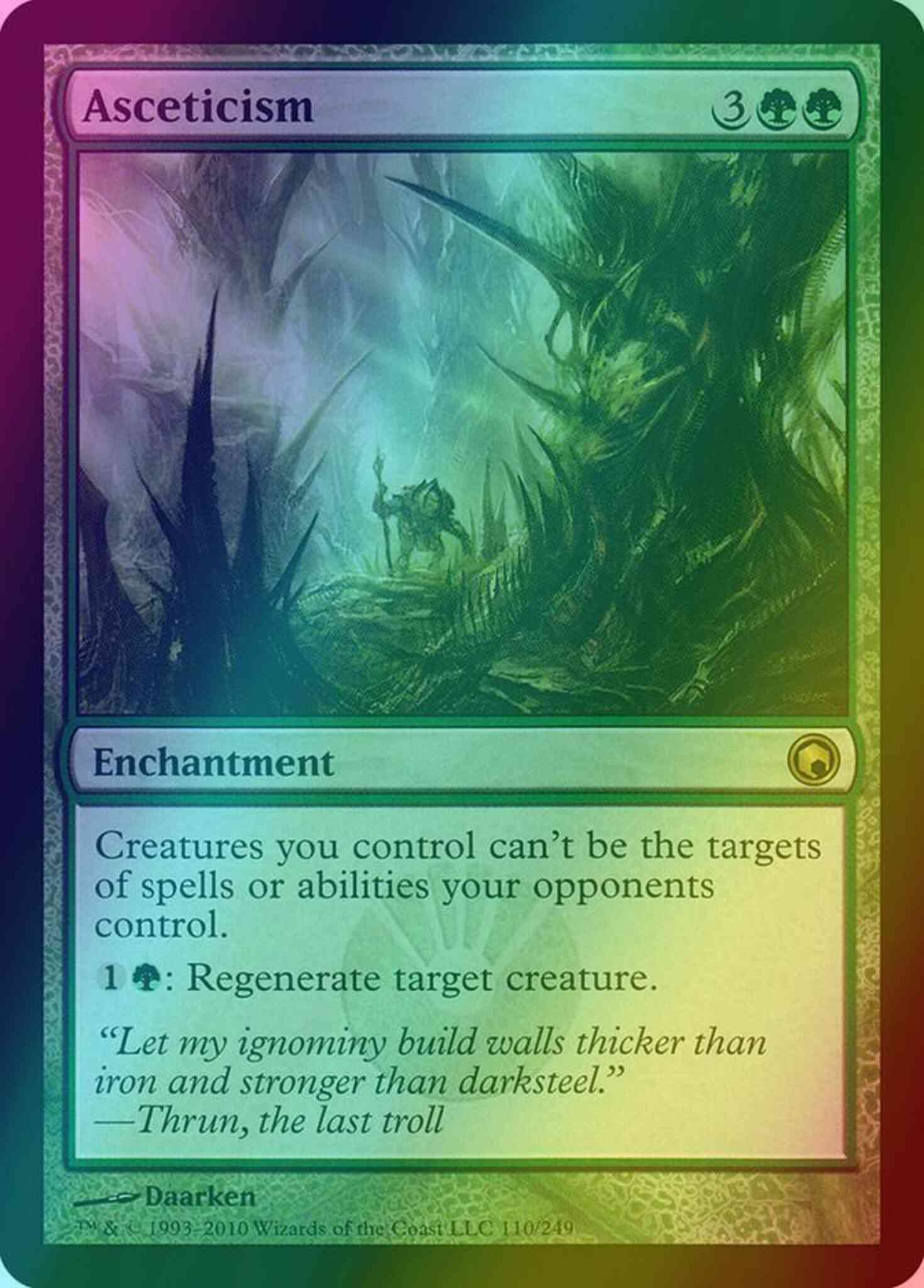 Asceticism [110] [Scars Of Mirrodin] [Foil] – Face to Face Games