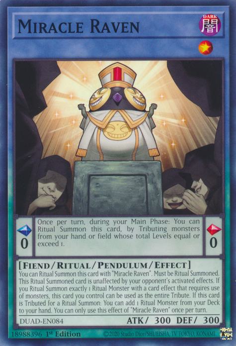 Miracle Raven - DUAD-EN084 - Common - 1st Edition