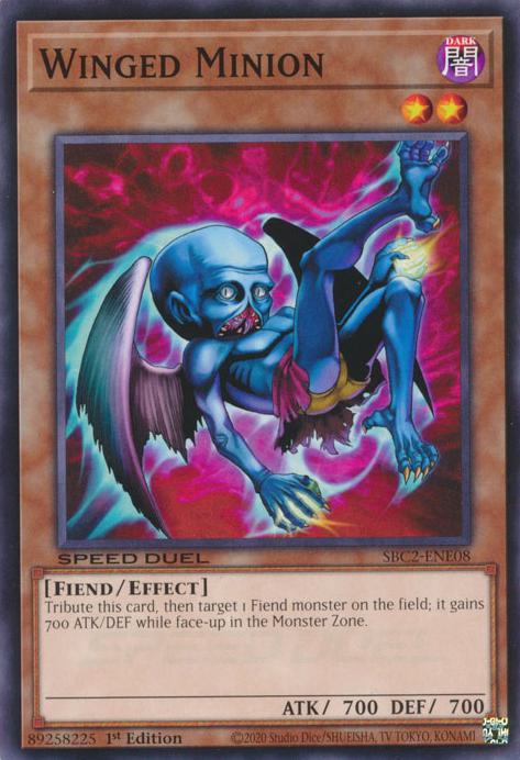 Winged Minion - SBC2-ENE08 - Common - 1st Edition