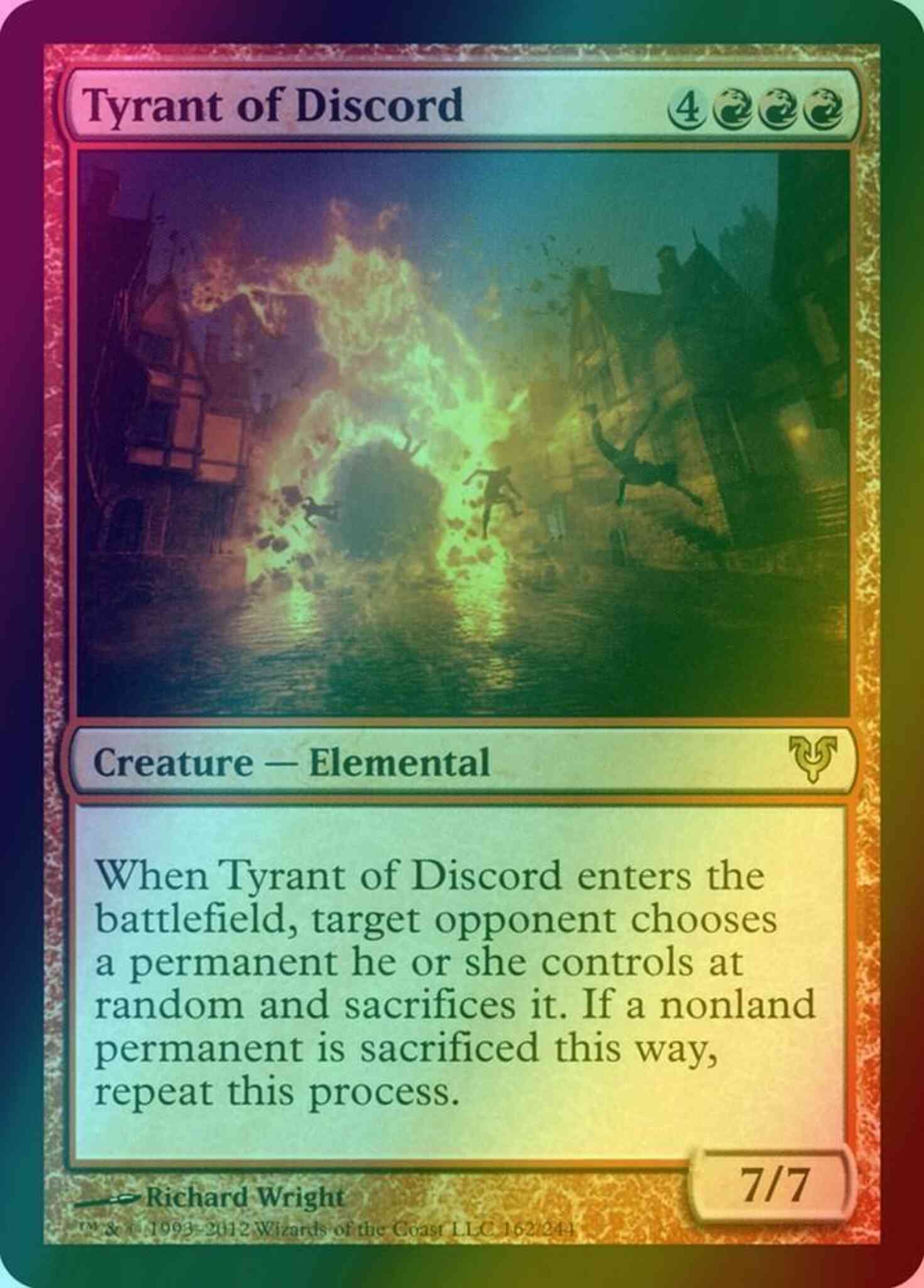 mtg discord card Tyrant of Discord [162] [Avacyn Restored] [Foil] – Face to Face Games