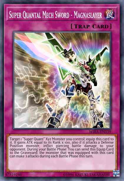 Super Quantal Mech Sword - Magnaslayer - WIRA-EN039 - Common - 1st Edition