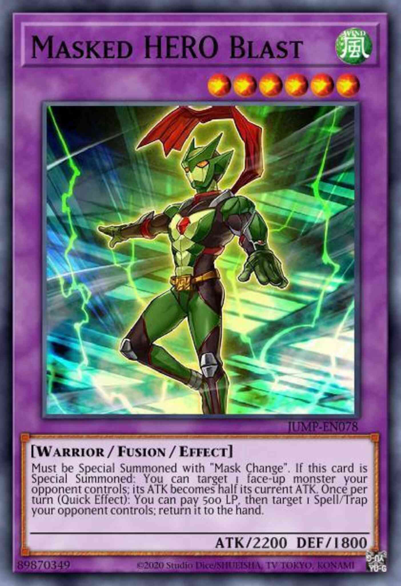 Masked HERO Blast - TOCH-EN047 - Rare - Unlimited