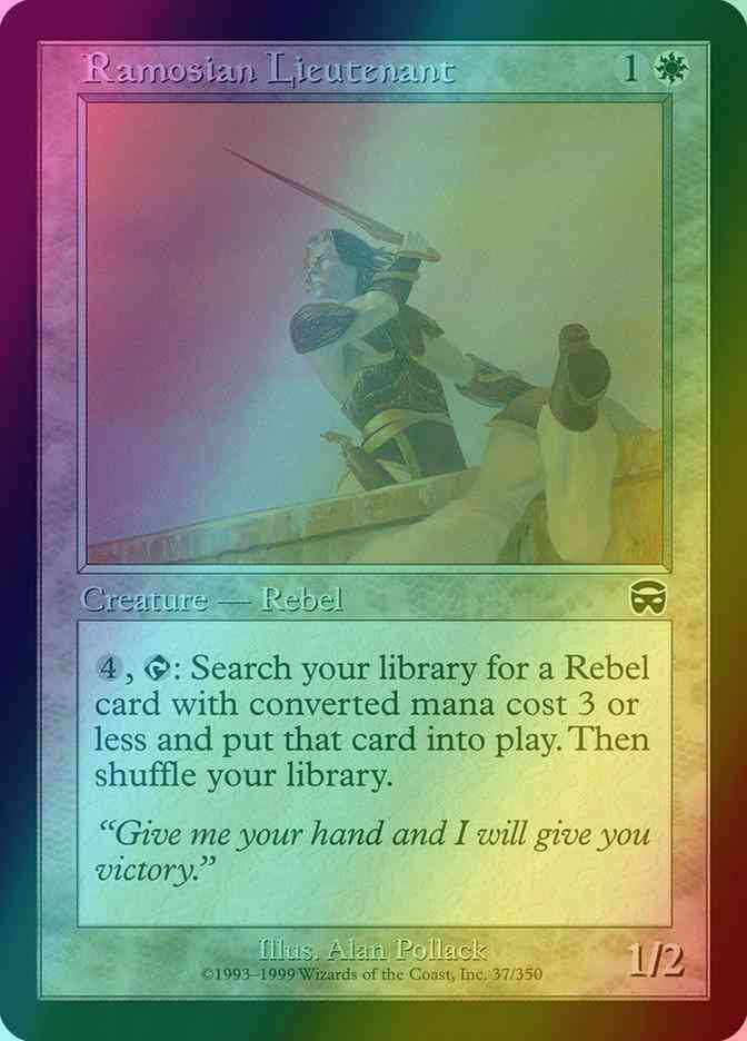 Ramosian Lieutenant [37] [Mercadian Masques] [Foil] – Face to Face Games