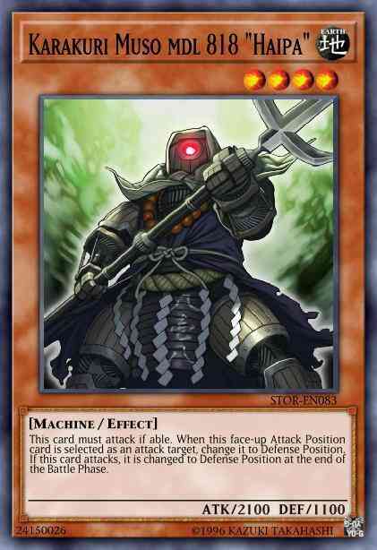 Karakuri Muso mdl 818 "Haipa" - STOR-EN083 - Ultra Rare - 1st Edition