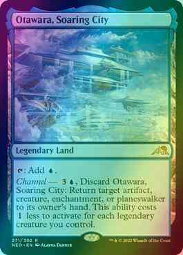 Otawara, Soaring City [271] [Kamigawa: Neon Dynasty] [Foil] – Face
