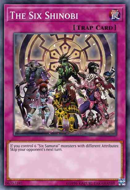 The Six Shinobi - SPWA-EN008 - Super Rare - 1st Edition