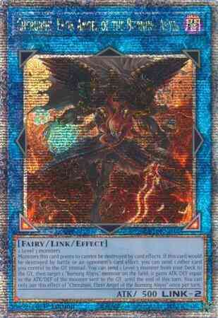 Cherubini, Ebon Angel of the Burning Abyss - RA01-EN042 - Quarter Century Secret Rare - 1st Edition
