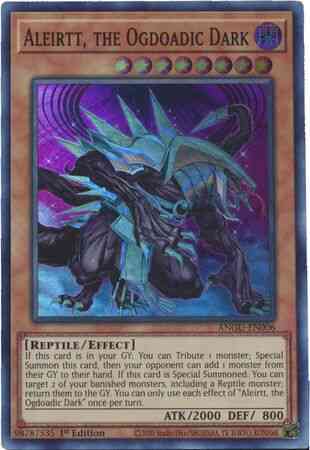 Aleirtt, the Ogdoadic Dark - ANGU-EN006 - Super Rare - 1st Edition