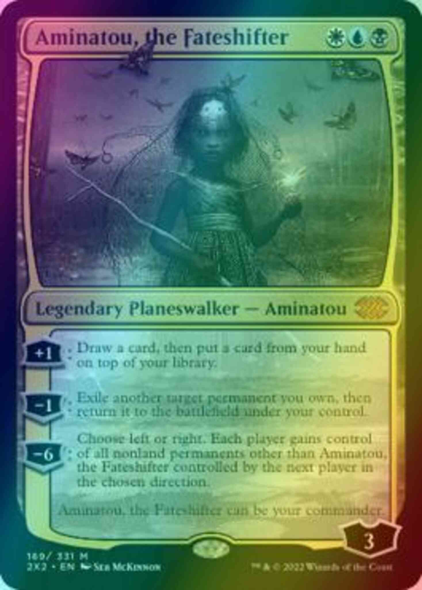 aminatou card sleeves DP: MtG: C18: Aminatou (100) Ultra Pro Magic: The Gathering Commander 2018 Aminatou, the Fateshifter Deck Protector Sleeves (100 count) 86871