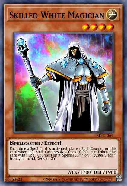 Skilled White Magician - MFC-064 - Super Rare - Unlimited