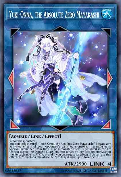 Yuki-Onna, the Absolute Zero Mayakashi - DUOV-EN025 - Ultra Rare - 1st Edition