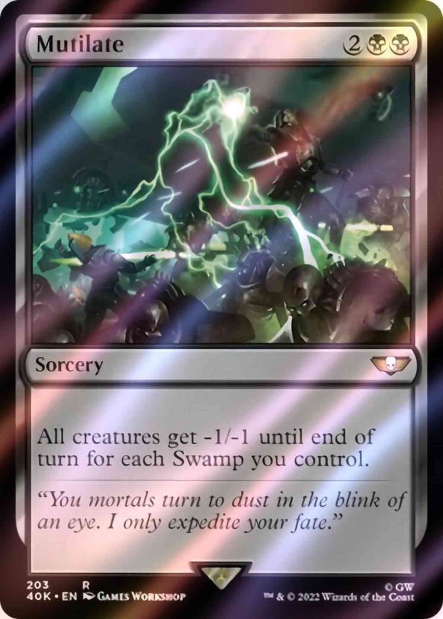 mutilate mtg card Mutilate [203] [Universes Beyond: Warhammer 40,000] [Surge Foil] – Face to  Face Games