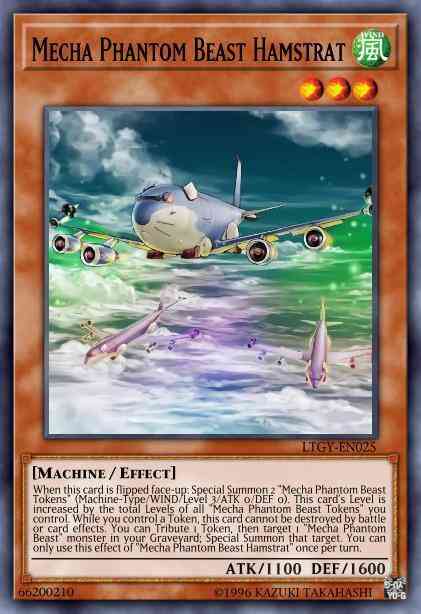 Mecha Phantom Beast Hamstrat - LTGY-EN025 - Ultimate Rare - 1st Edition