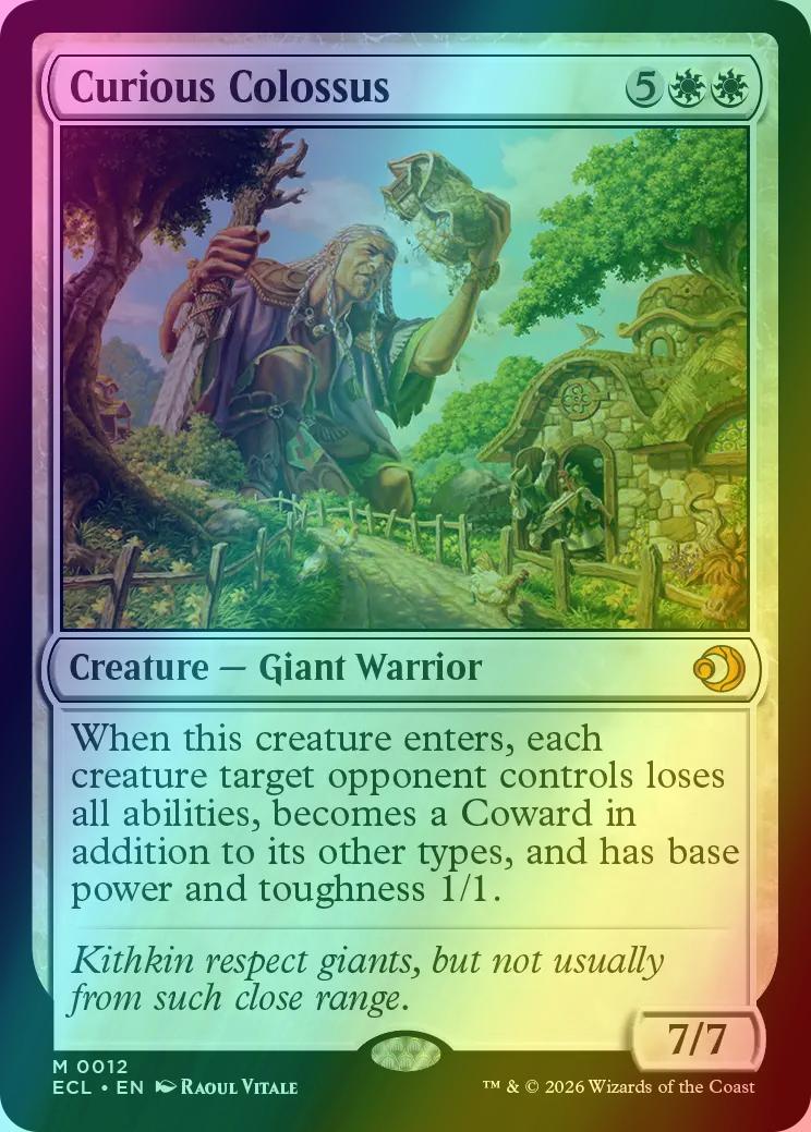 Curious Colossus [12] [Lorwyn Eclipsed] [Foil] – Face to Face Games