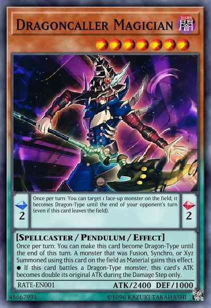 Dragoncaller Magician - RATE-EN001 - Super Rare - Unlimited