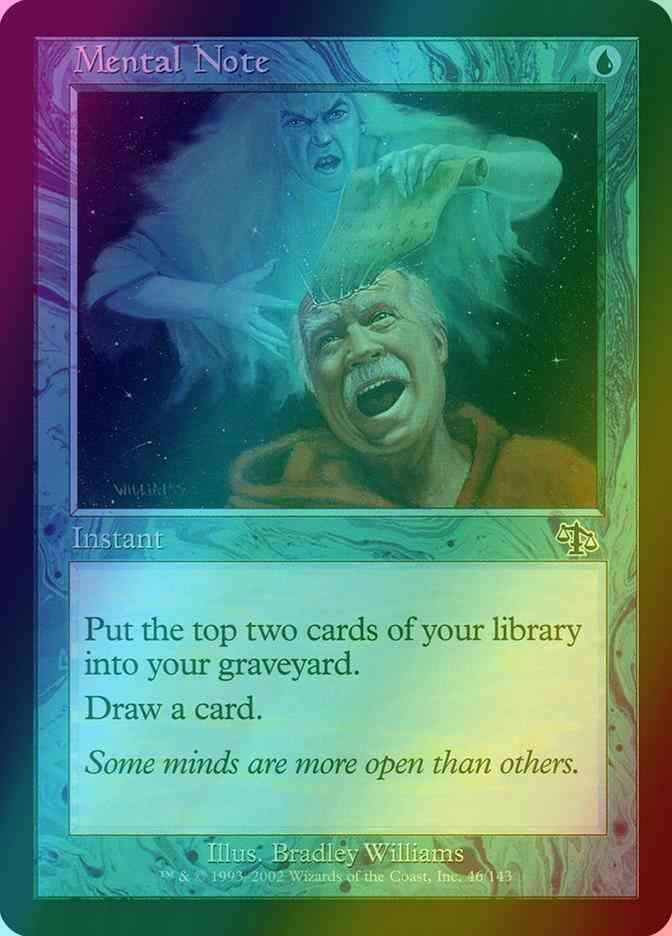Mental Note [46] [Judgment] [Foil] – Face to Face Games