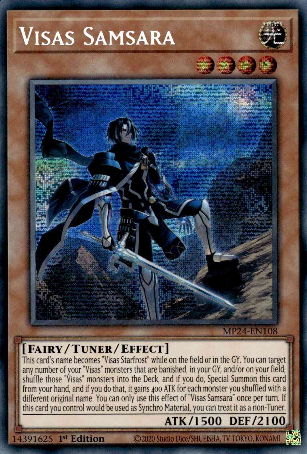 Visas Samsara - MP24-EN108 - Prismatic Secret Rare - 1st Edition