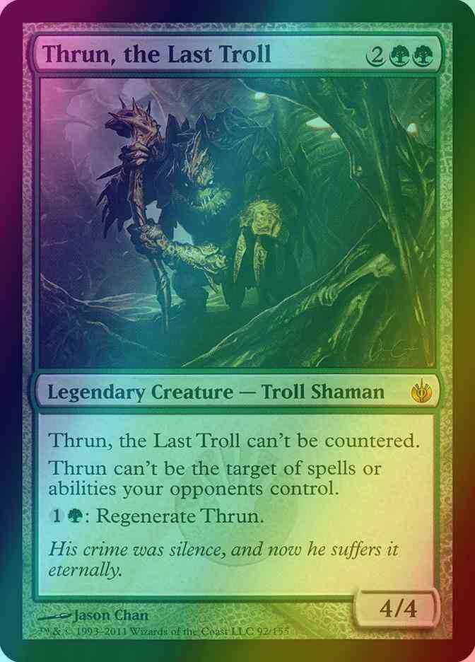 Thrun, the Last Troll [92] [Mirrodin Besieged] [Foil] – Face to Face Games