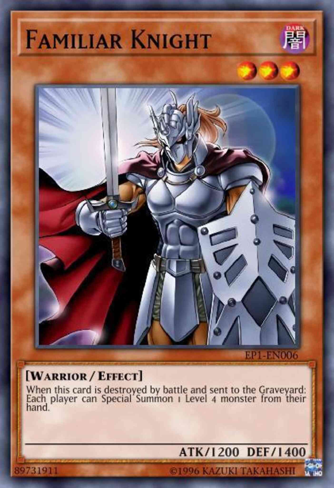 Familiar Knight - DPKB-EN020 - Common - Unlimited