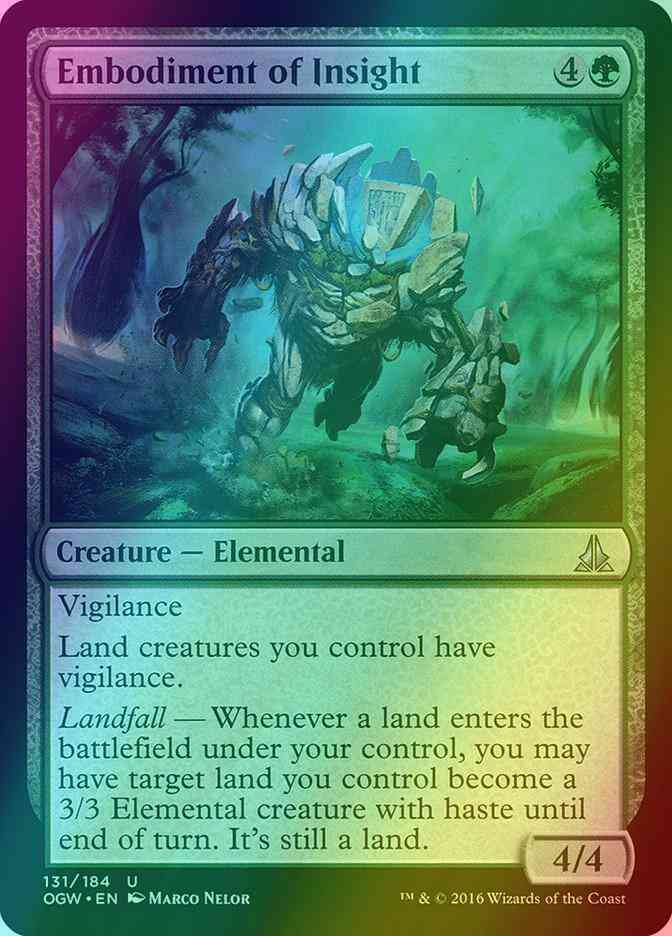 Magic: The Gathering - Embodiment Of Insight Card (131/184) - Oath Of The Gatewatch