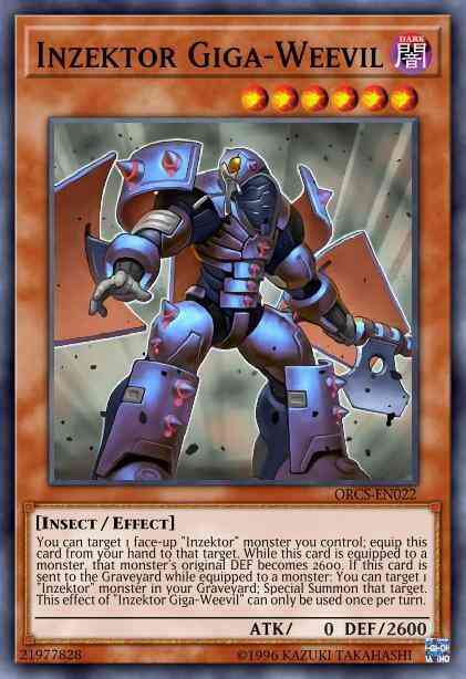 Inzektor Giga-Weevil - ORCS-EN022 - Common - 1st Edition
