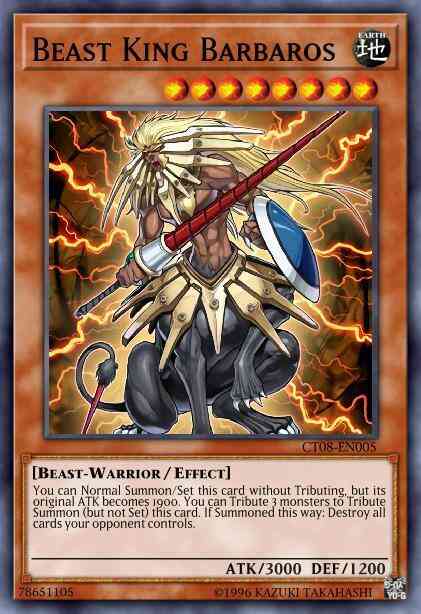 Beast King Barbaros - YS18-EN013 - Common - 1st Edition
