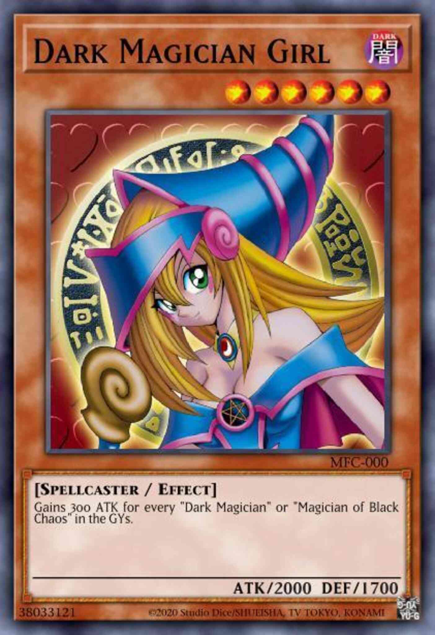 Dark Magician Girl - MFC-000 - Secret Rare - 1st Edition
