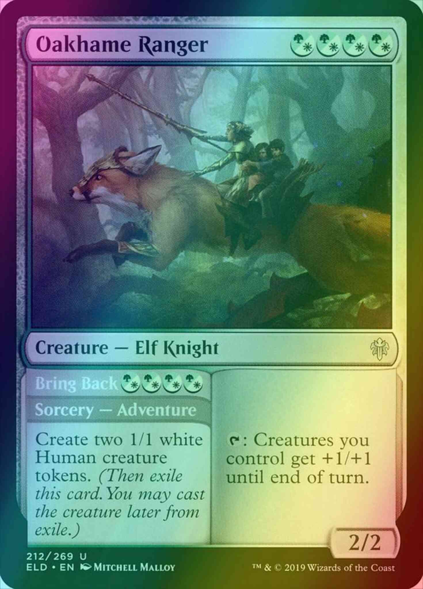 Oakhame Ranger // Bring Back [212] [Throne of Eldraine] [Foil] – Face to  Face Games